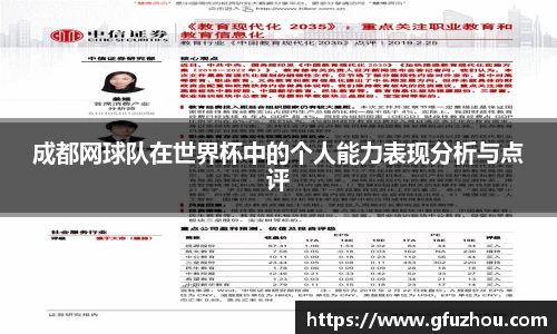 成都网球队在世界杯中的个人能力表现分析与点评